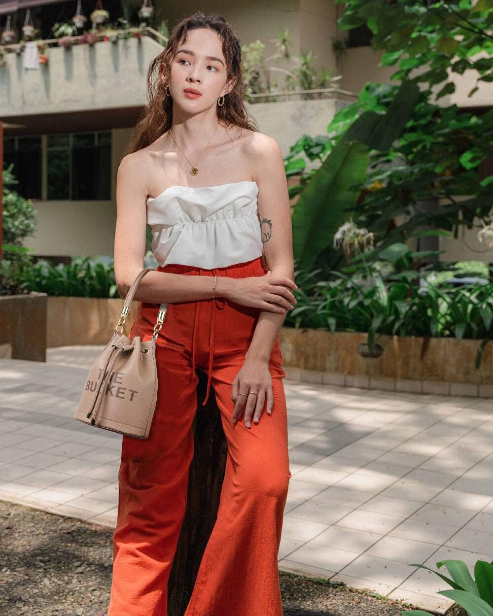 Ellie | Chic Bucket Bag with Drawstring