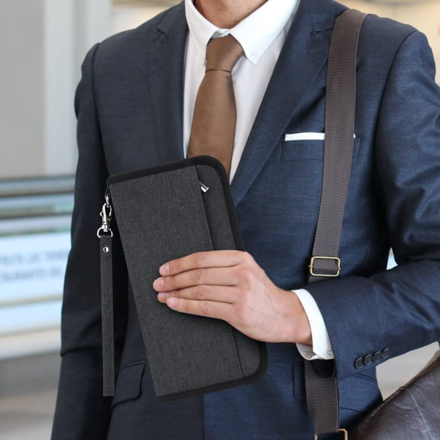 Zayla | Waterproof Passport Holder with Wristband