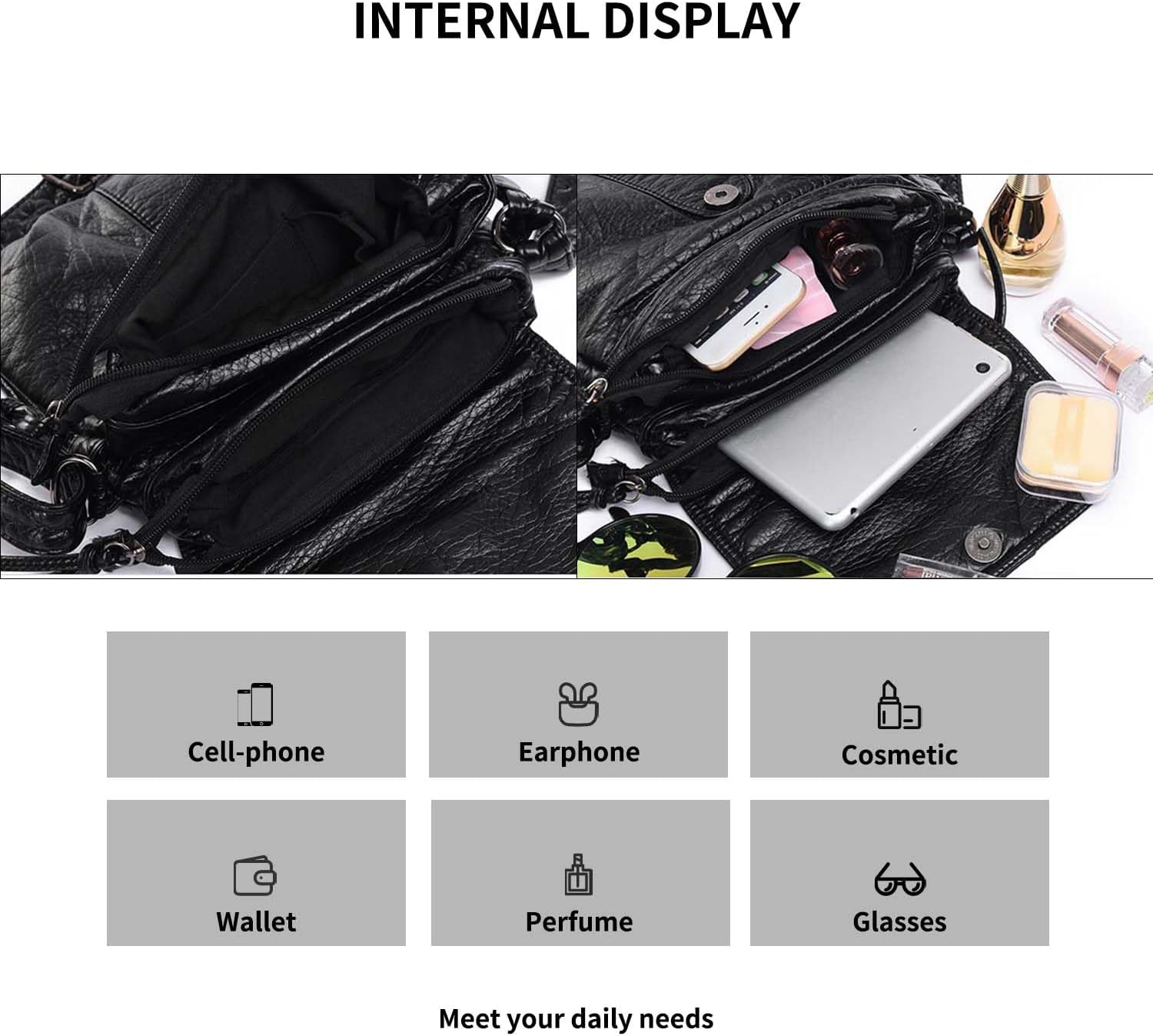 Maureen | Stylish Compact Crossbody Bag with Adjustable Strap