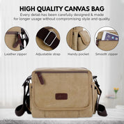 Leonardo | Everyday Casual Crossbody Messenger Bag