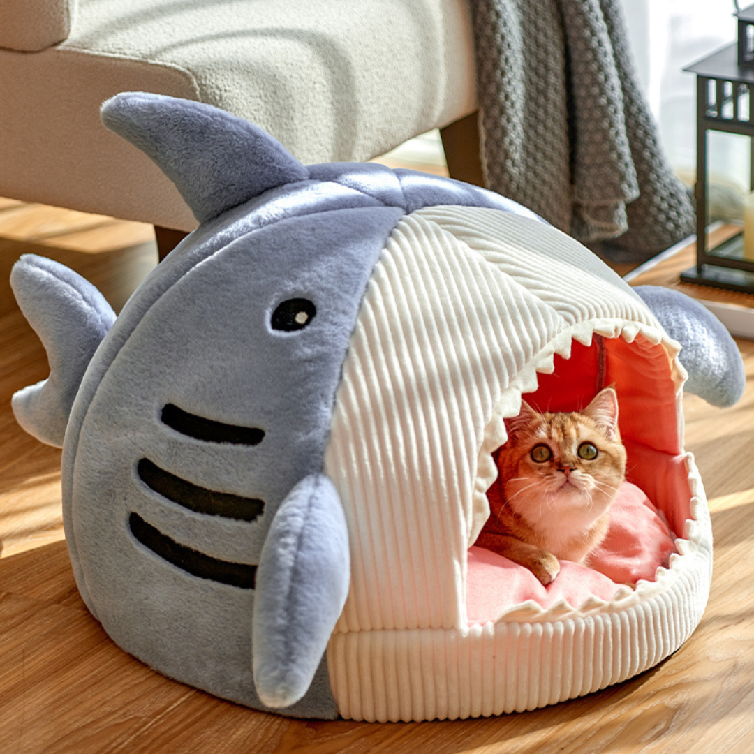 Portable cat cave with warm cushion - Cozycave