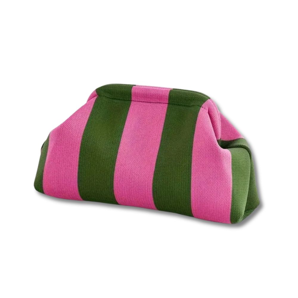 Lanie | Stylish and versatile striped cosmetic bag