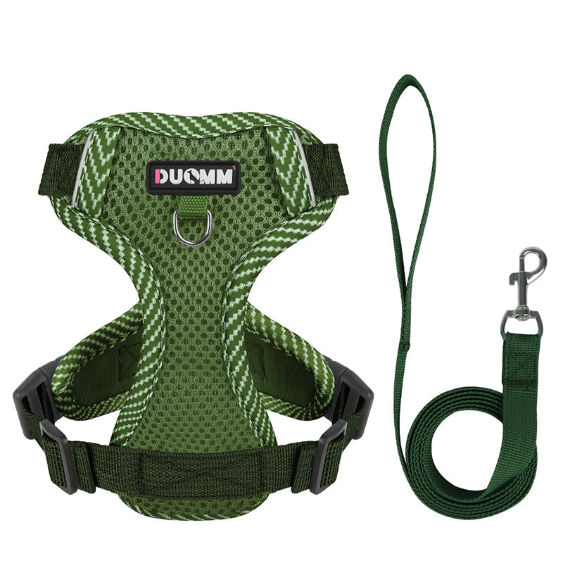 Reflecting harness and belt set for small dogs - Airflex