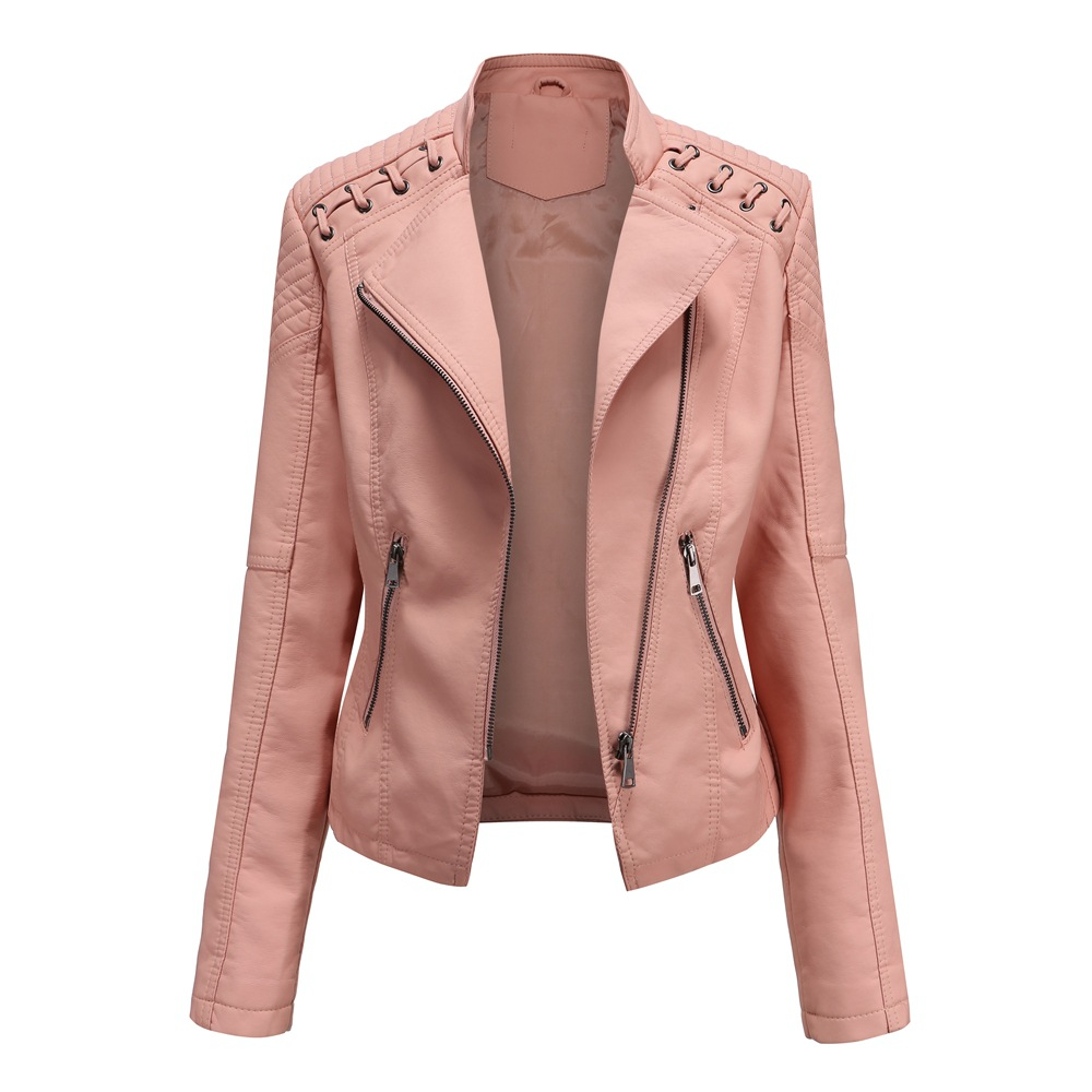 Holly | Elegant Leather Jacket for Women