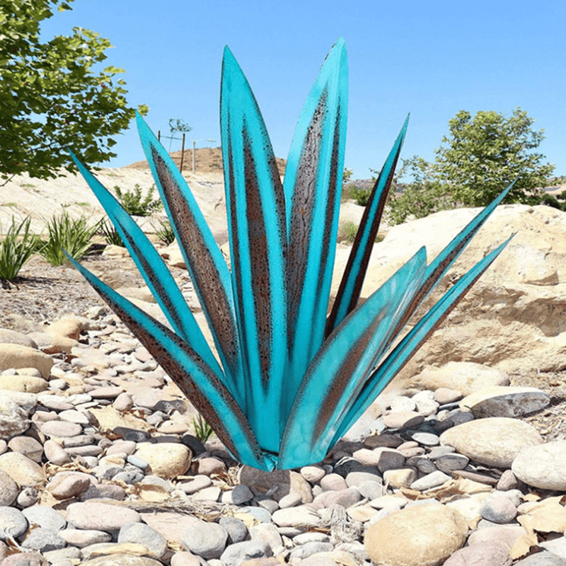 Handmade Waterproof Solar Agave Garden Lamp – Elegant Outdoor Solar Lights for Garden Illumination-5