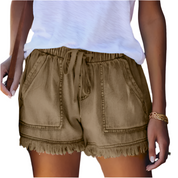Melissa - Trendy Versatile Styling High-Waist Denim Shorts