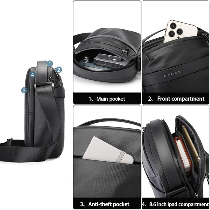 Jack | Waterproof Crossbody Bag for Everyday Essentials
