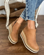 ANN | Stylish Wedge Boots for Your Style