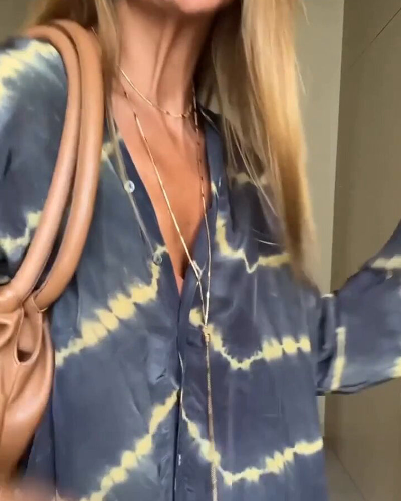 Madison | Loose V-Neck Dress Maxi