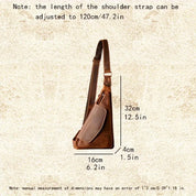 Jarred | Vintage Crossbody Sling Bag with Secure Compartments