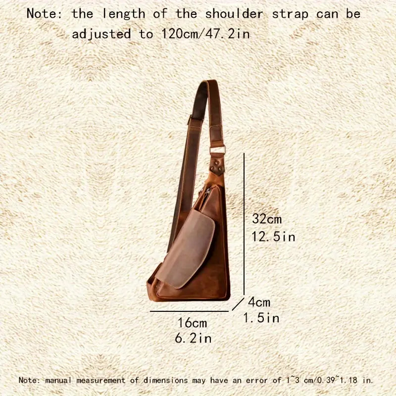 Jarred | Vintage Crossbody Sling Bag with Secure Compartments