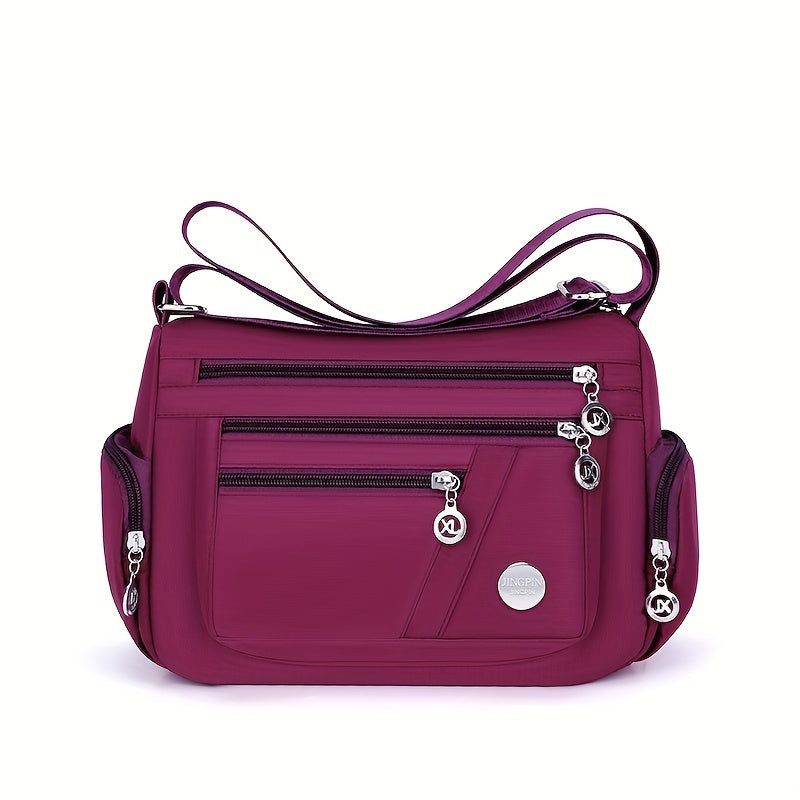 Sandy | Versatile Multi-Zipper Shoulder Bag for Everyday Organization