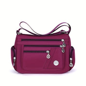 Sandy | Versatile Multi-Zipper Shoulder Bag for Everyday Organization