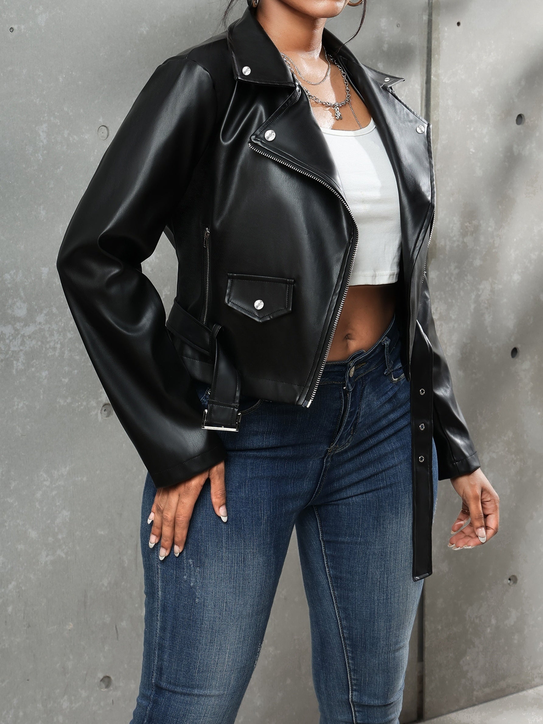 Phoebe | Rebel Chic Biker Jacket