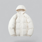 Unisex buffer short hood jacket | zipper-2