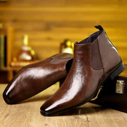 SEAN | Stylish Lace-Up Shoes with Pointed Toe for Men