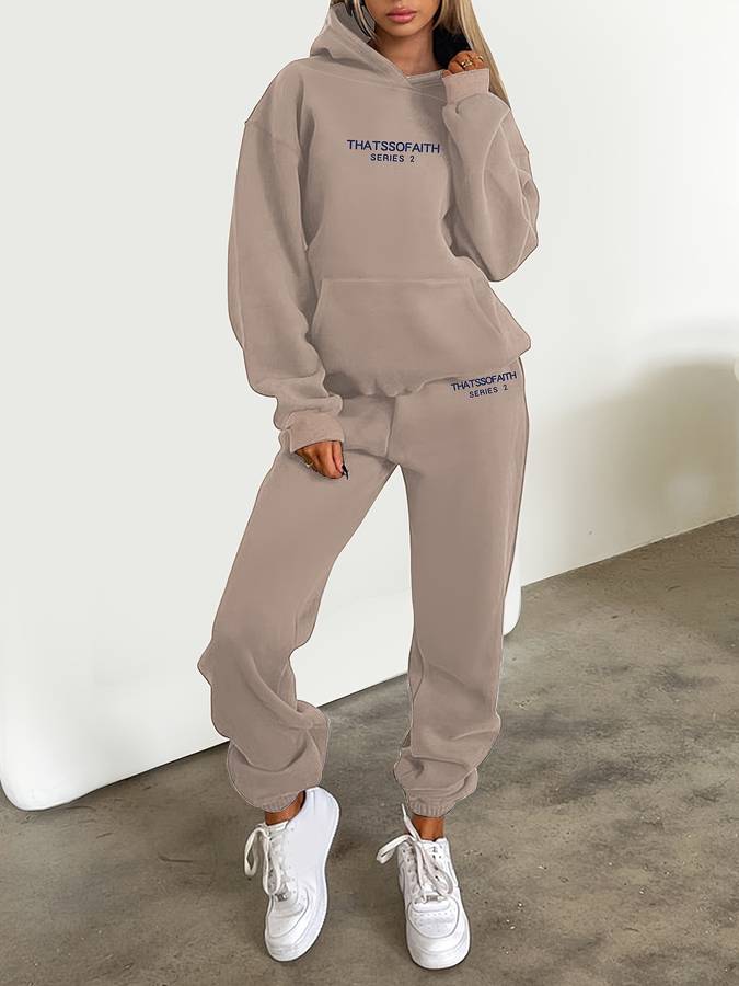 Ella | Cozy Sweatshirt & Jogger Set for Women