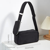 Mariel | Nylon Compact Crossbody Bag with Coin Purse
