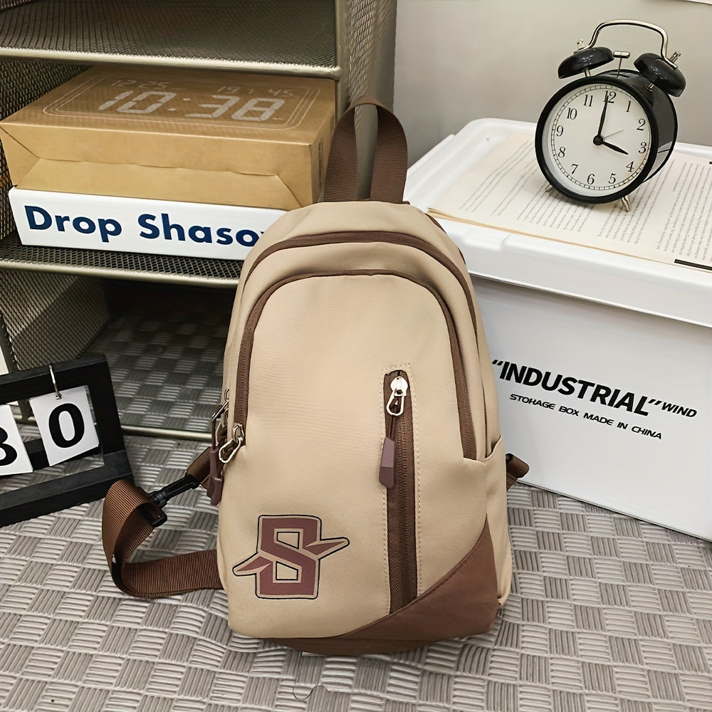 Eveleen | Compact Crossbody Nylon Sling Bag