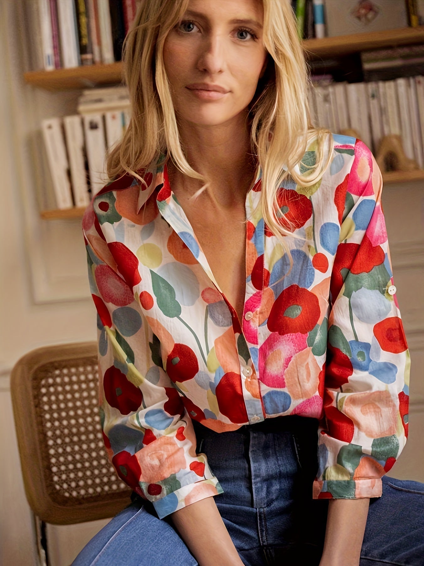 Kataleya | Comfortable Floral Blouse