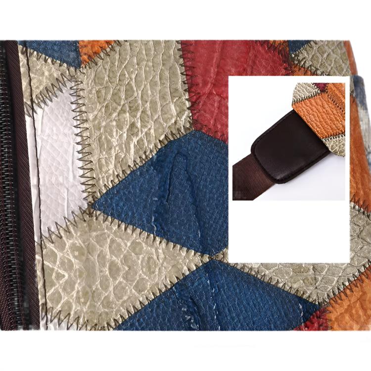 Nancy | Geometric Sling Bag with Multiple Zipper Pockets