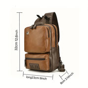 Henry | Stylish Multi-Compartment Sling Bag for Daily and Travel Use