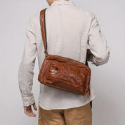 Joseph | Vintage Multi-Function Crossbody Bag with Secure Zippers