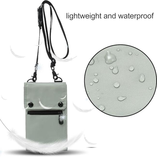 Kamari | Waterproof Foldable Crossbody Pass Holder Travel Wallet