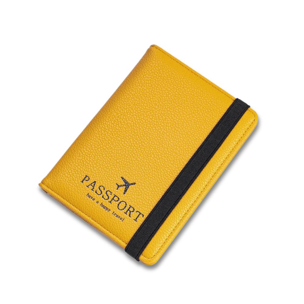 Bellamy | Stylish PU Leather RFID Travel Wallet for Passports