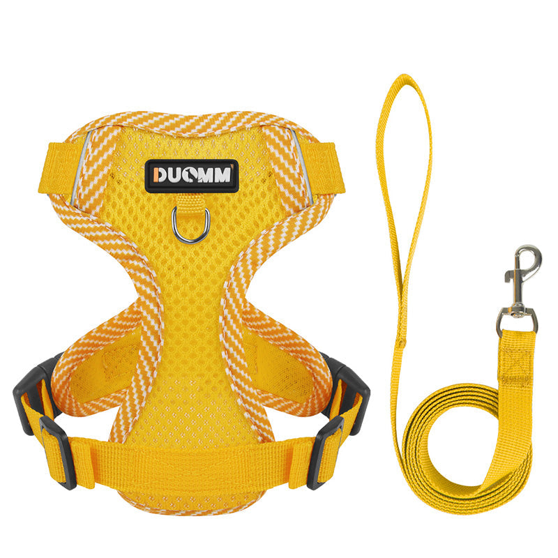 Reflecting harness and belt set for small dogs - Airflex