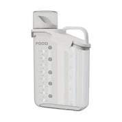Moisture -resistant pet food container with measuring cup - Freshbite