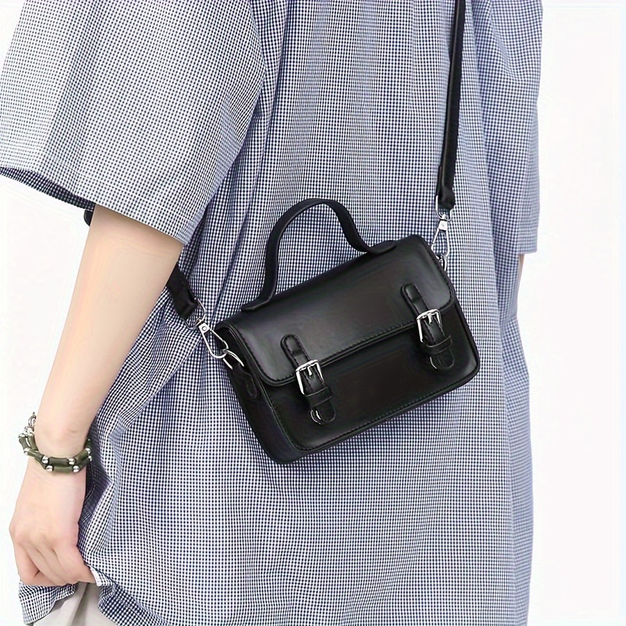 Nicolo | Compact Crossbody Bag with Classic Buckle Design