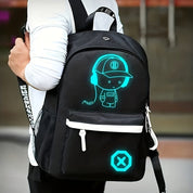 Michael | Glow-in-the-Dark Backpack with USB Charging Port