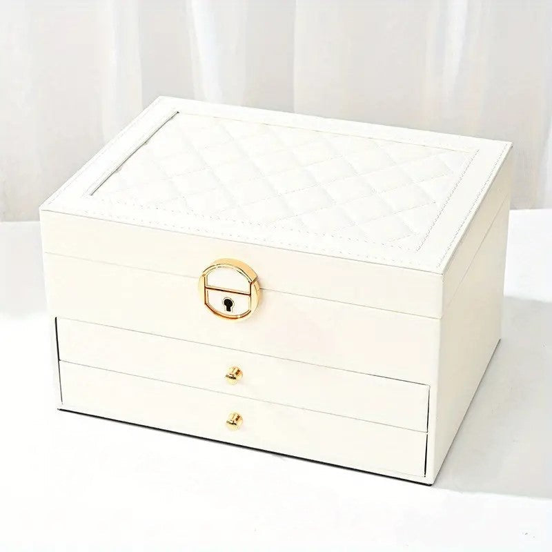 LuxeVault | Triple Layer Jewelry Organizer