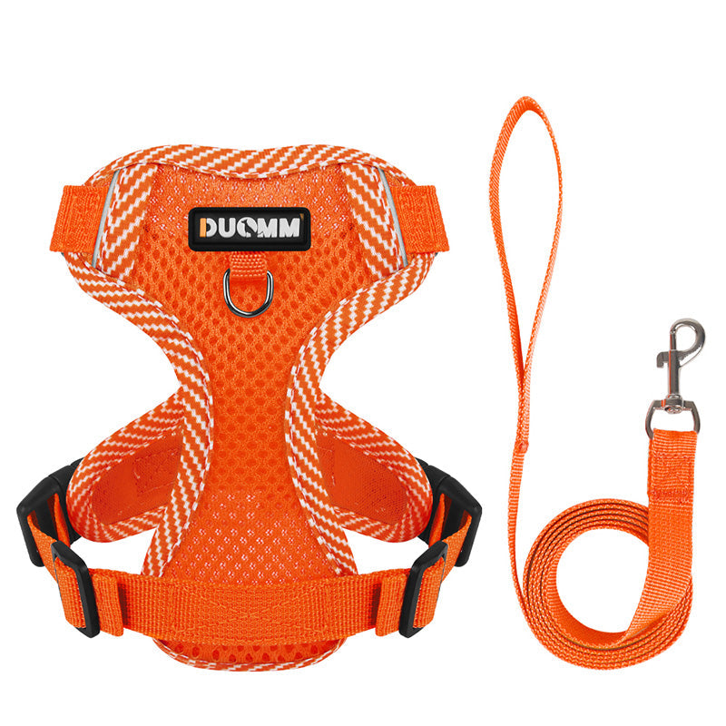 Reflecting harness and belt set for small dogs - Airflex