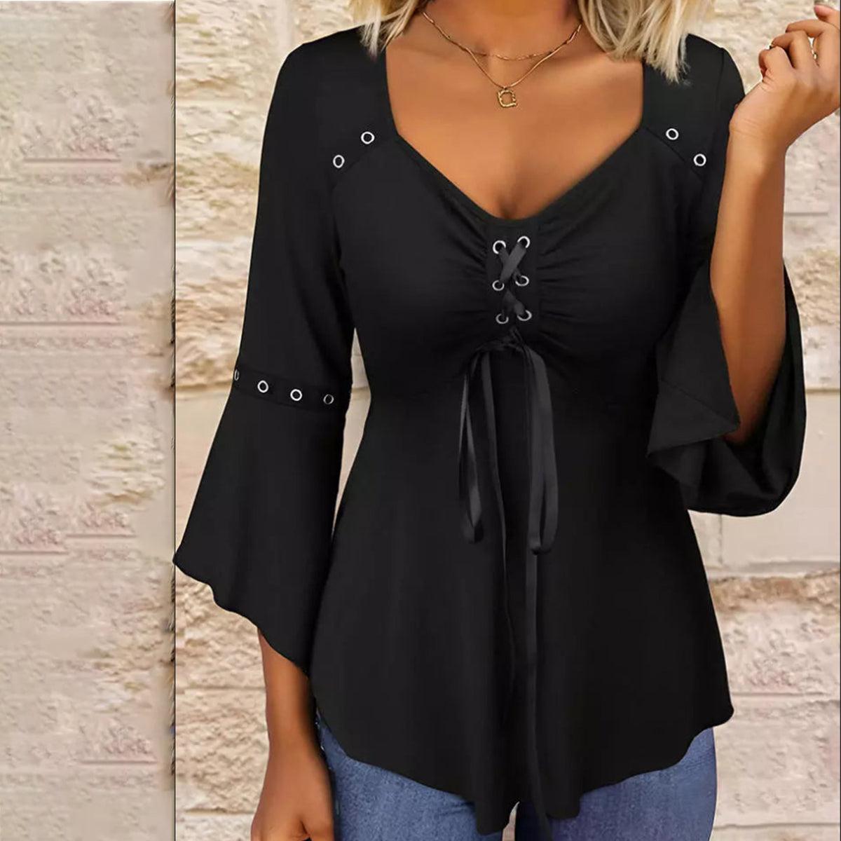 Mariam | Elegant V-Neck Blouse