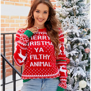 Amelia | Ladies Comfortable Warm Christmas Sweater