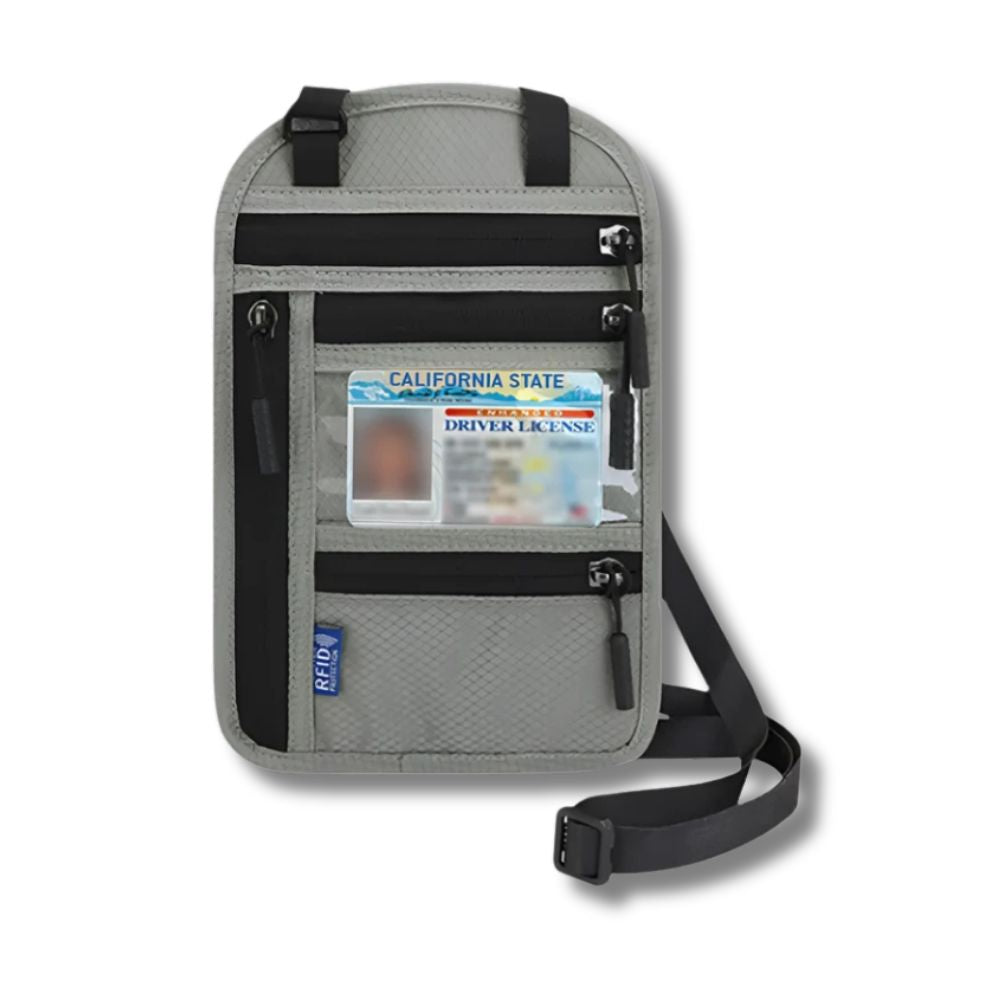 Zaylee | RFID-blocking travel neck wallet