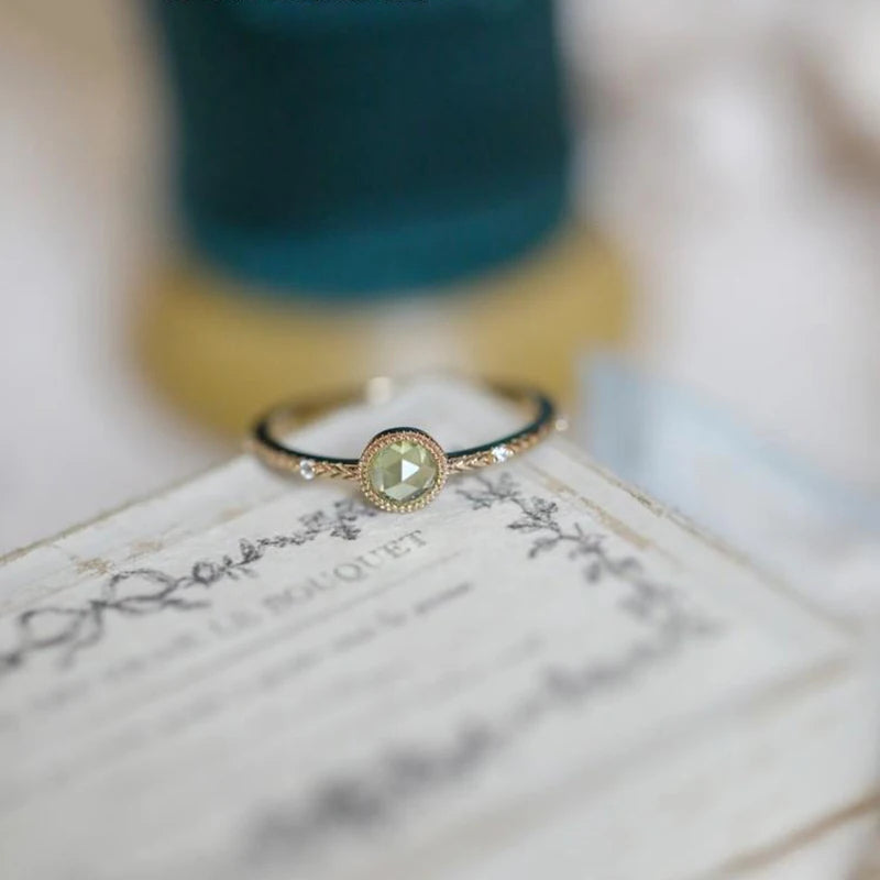 RadiantGlow | Delicate Ring for a Touch of Elegance