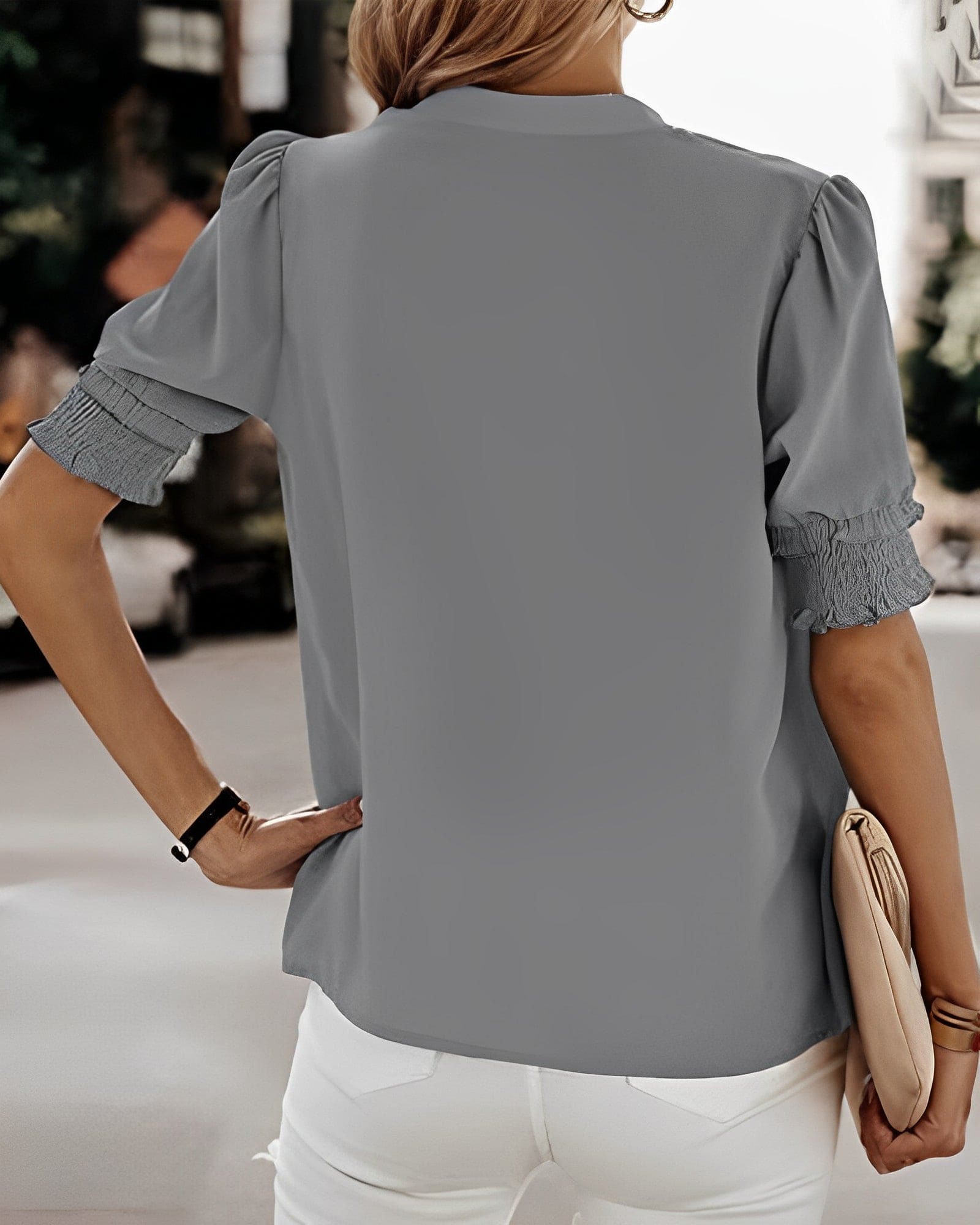 Flora | V-Neck Stylish Blouse