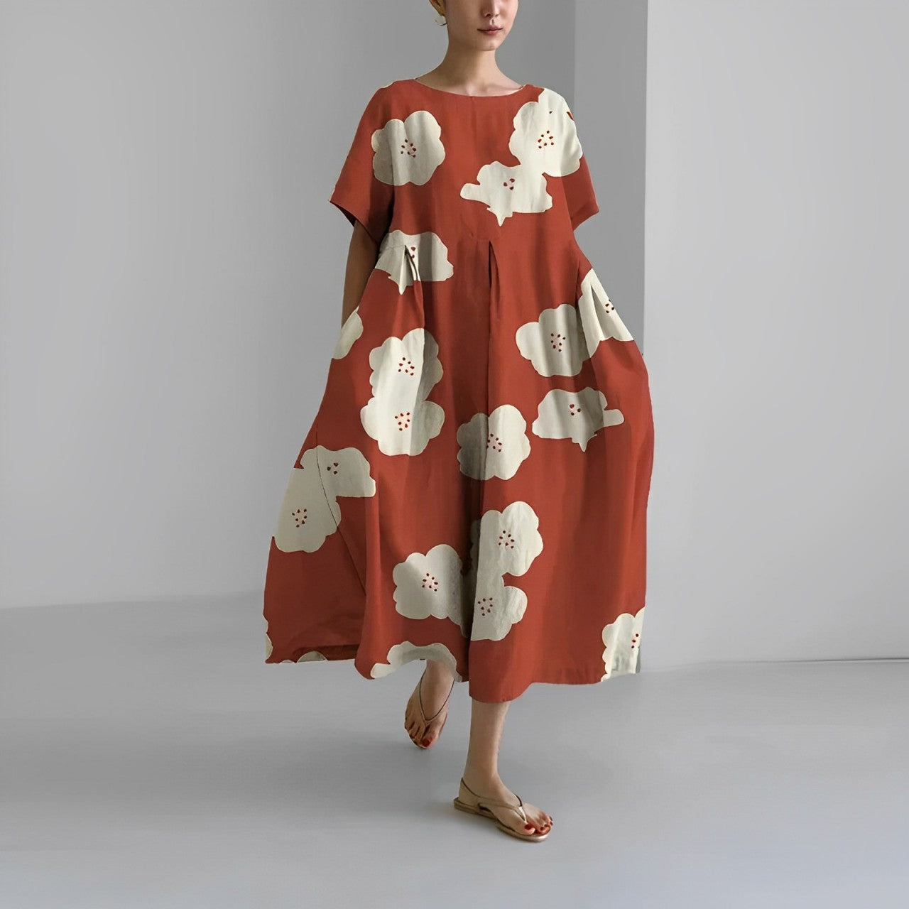 Lotina | Boho Floral Dress