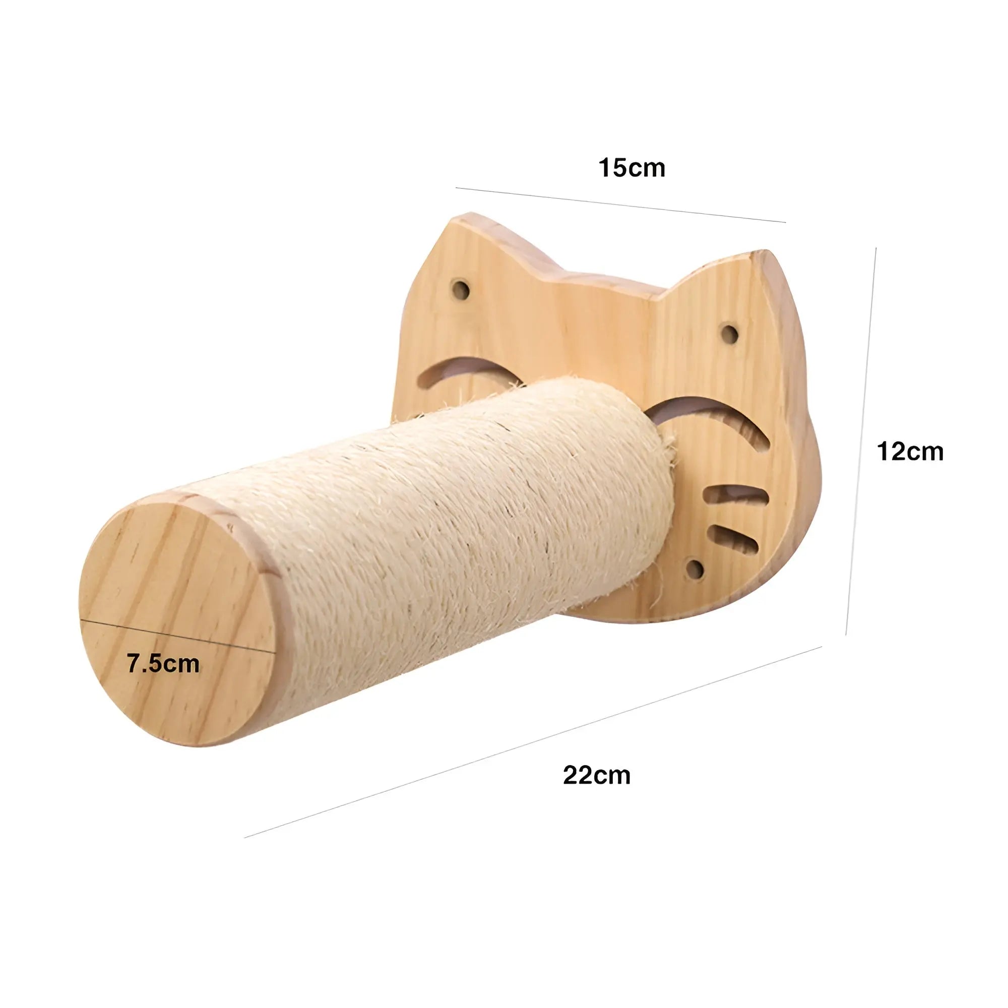 Wall climbing board for cats with scratching post - Climbpaws
