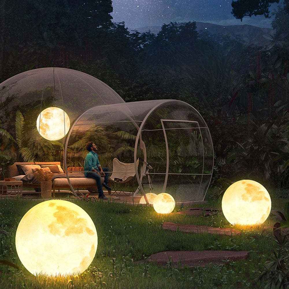 Solar Garden Lamp - Modern Solar-Powered LED Outdoor Lights in Gold Metal-5