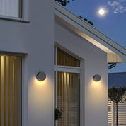 Elegant Round Glass Outdoor Wall Lamp - IP65 Waterproof Exterior Wall Lights-5