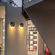 Elegant Round Glass Outdoor Wall Lamp - IP65 Waterproof Exterior Wall Lights-6