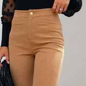 Andrea | Chic Corduroy Flared Trousers