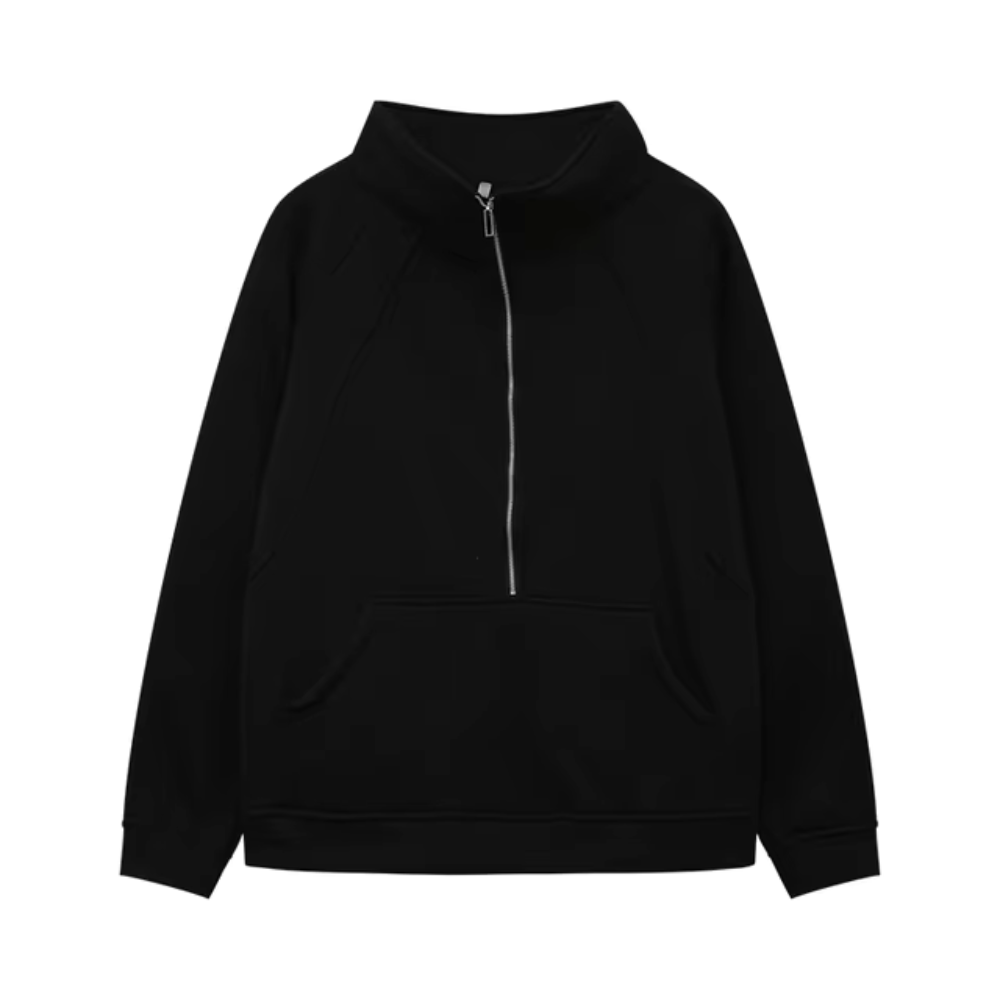 Evelyn | Winter Half Zip Sweat Shirt