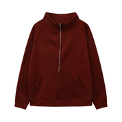 Evelyn | Winter Half Zip Sweat Shirt