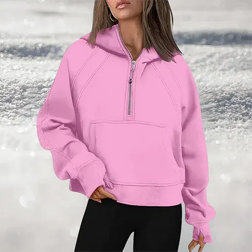 Charlotte | Feminine Half-Zip Sweater for Style and Comfort