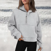 Charlotte | Feminine Half-Zip Sweater for Style and Comfort